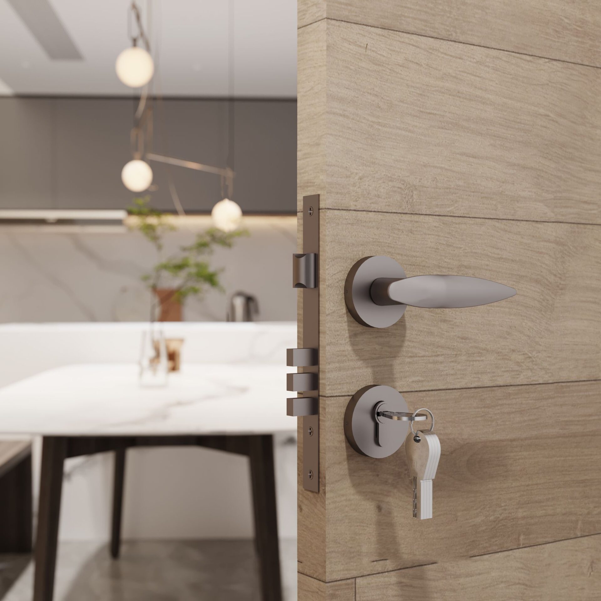 brass mortise handle | brass door handles | mortise handle design | flybird hardware