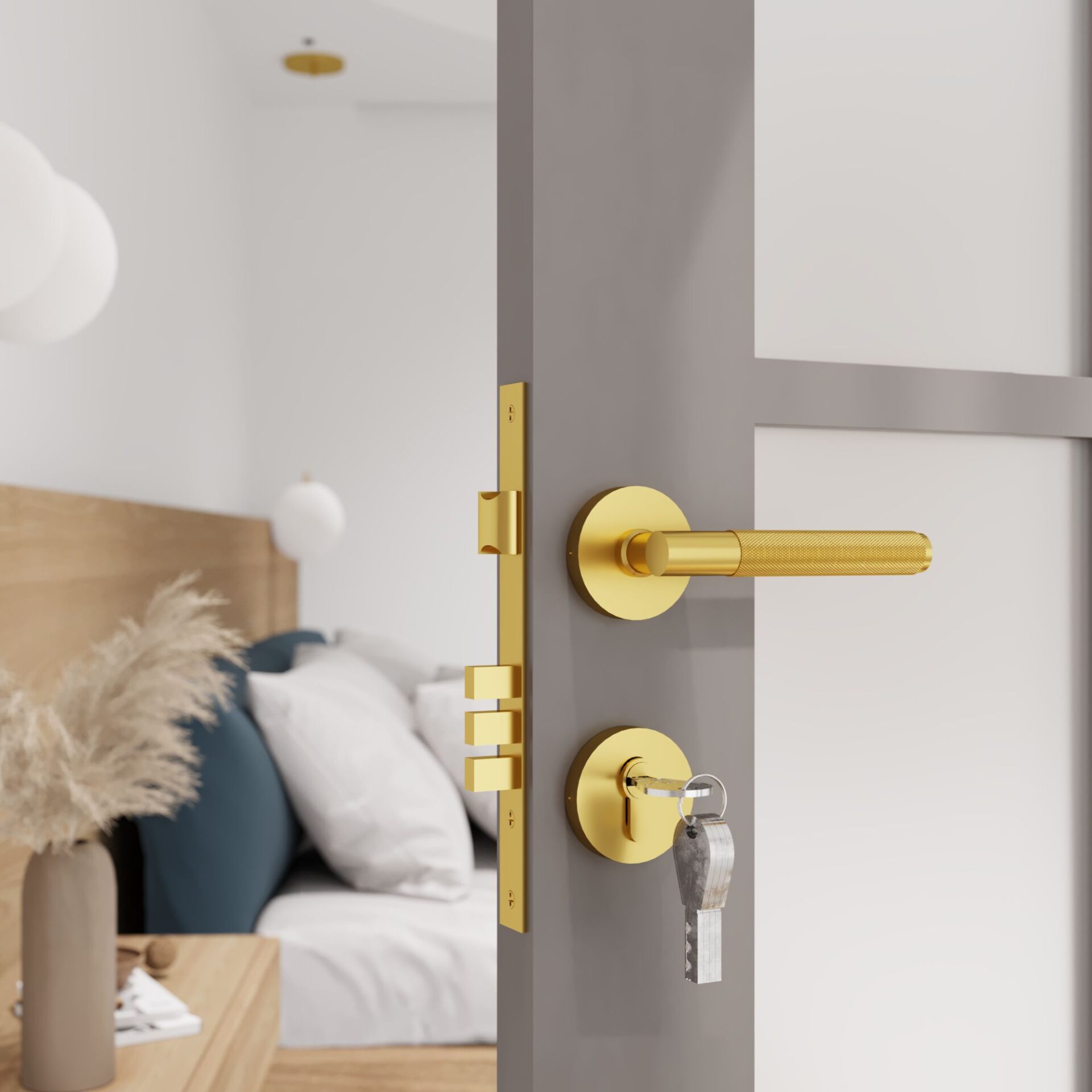brass mortise handle | brass door handles | mortise handle design | flybird hardware