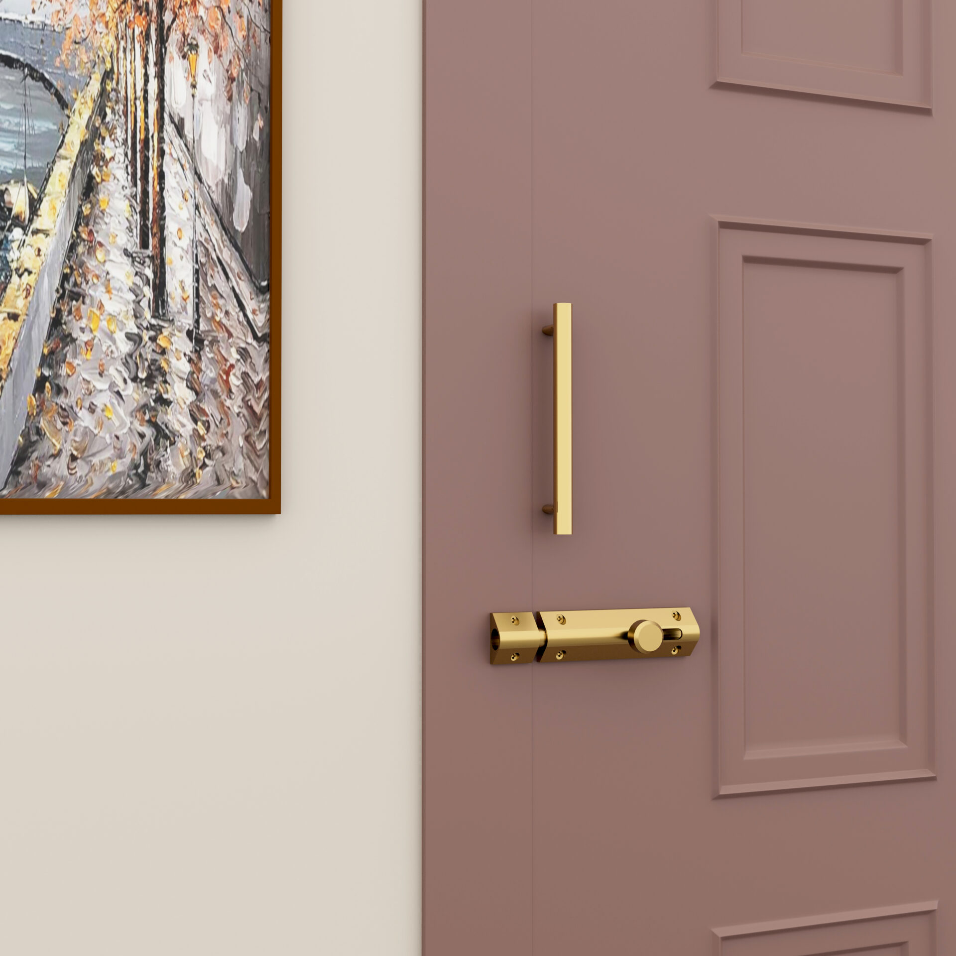 Flybird Interior Tower Bolt - FB-BL-2504 (Triangle Plain)