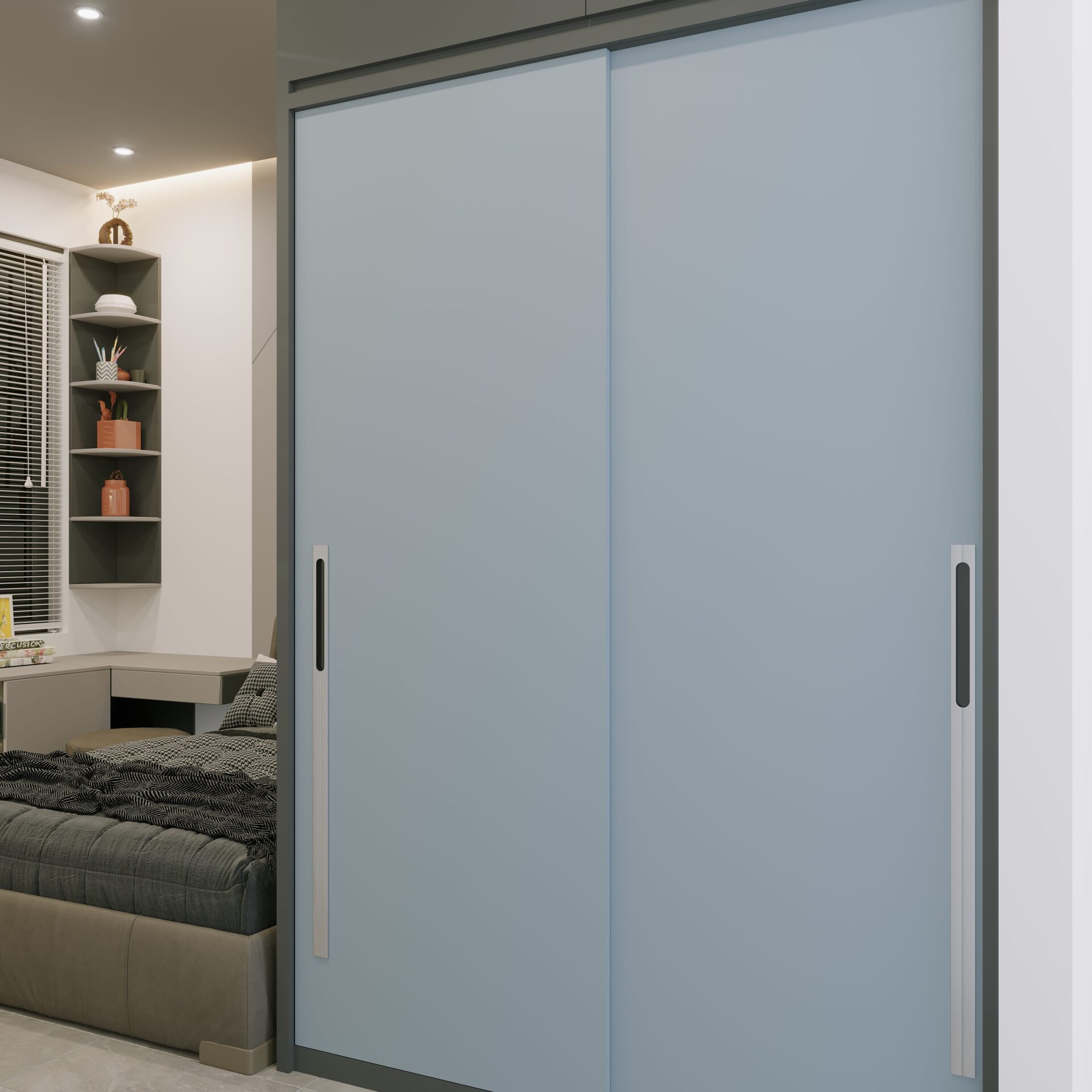 Flybird Interior Cabinet & Wardrobe Handle - Mallard