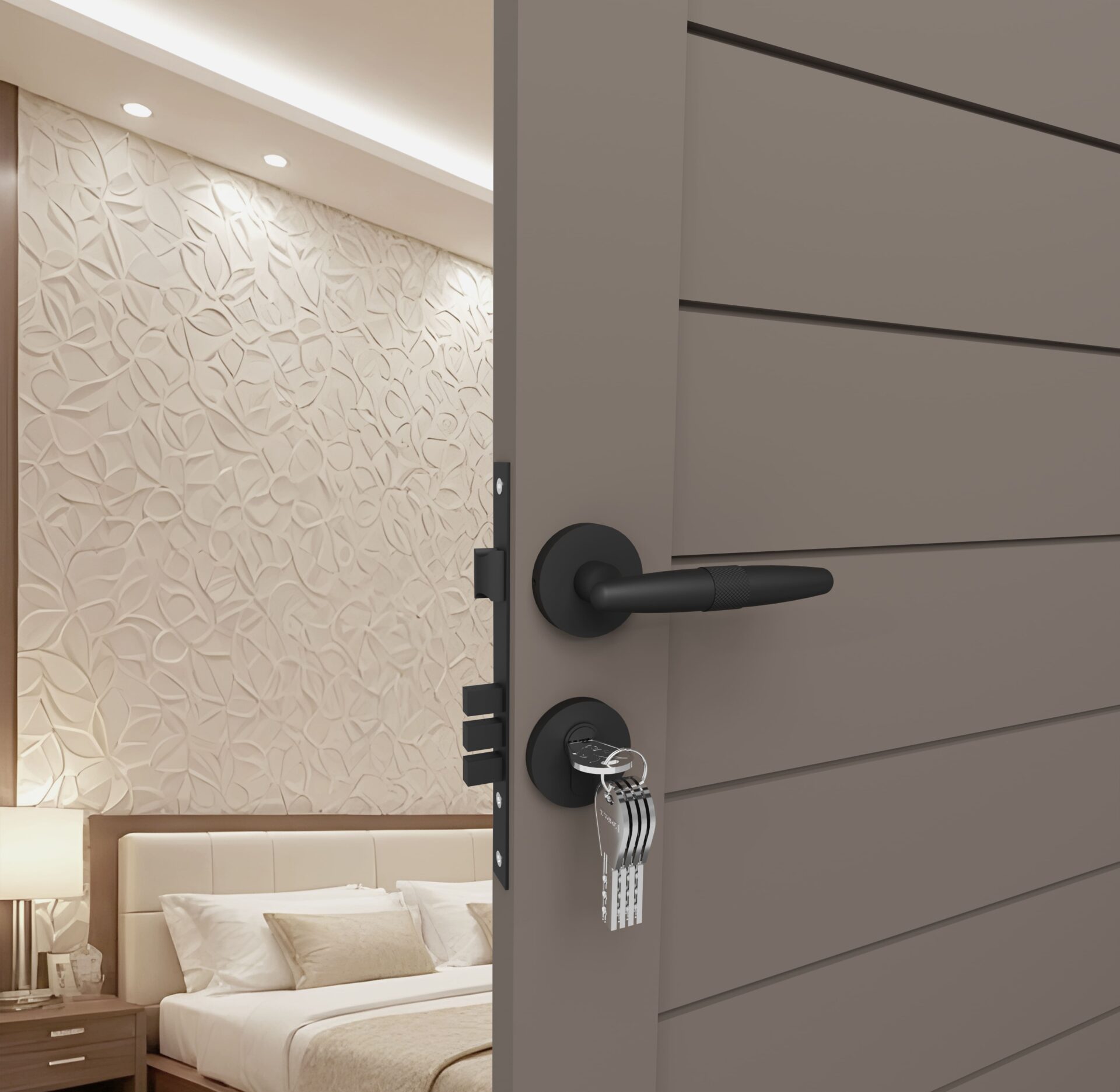 Flybird Interior Brass Mortise Handle FB-CREST