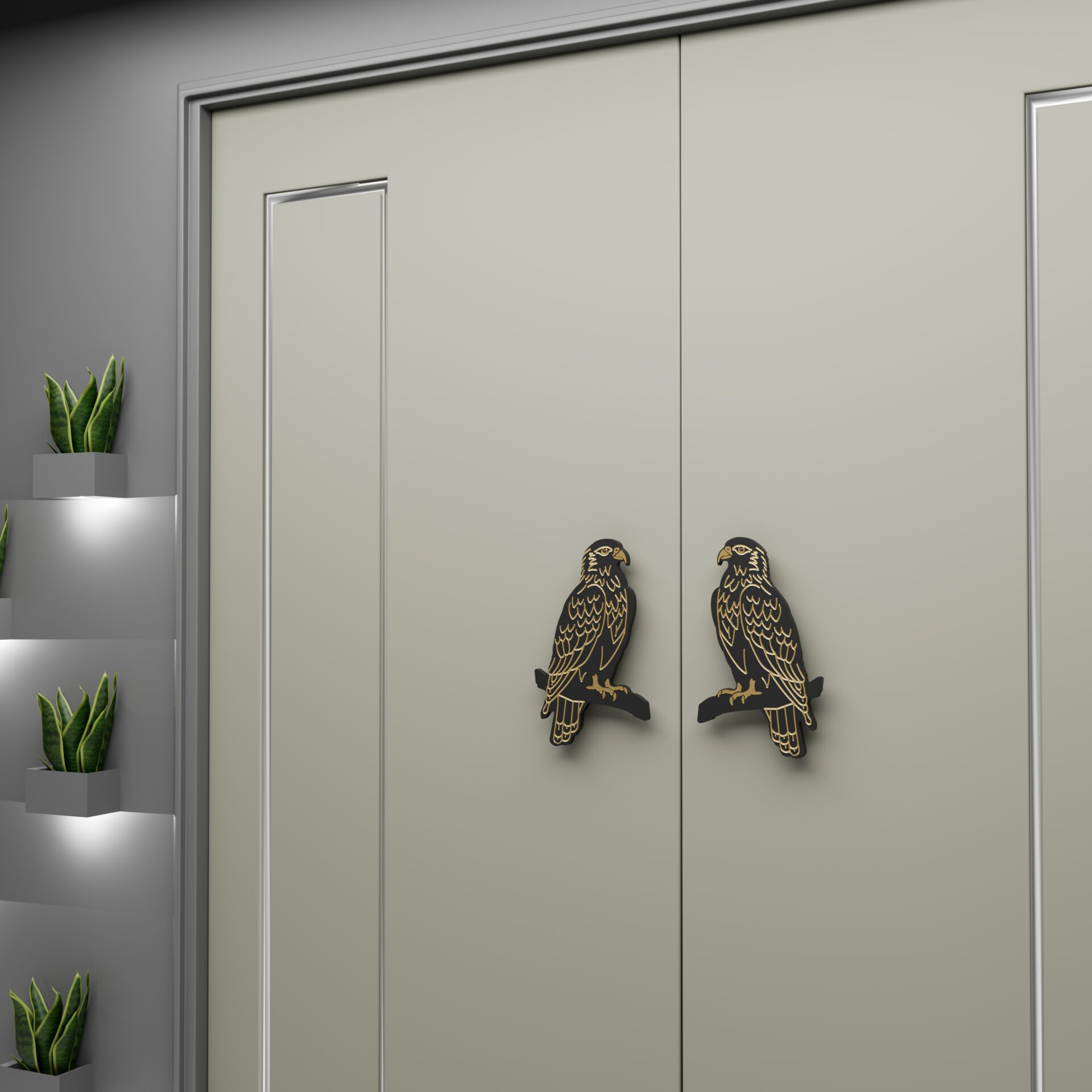 Flybird Interior Main Door Handle - Eagle