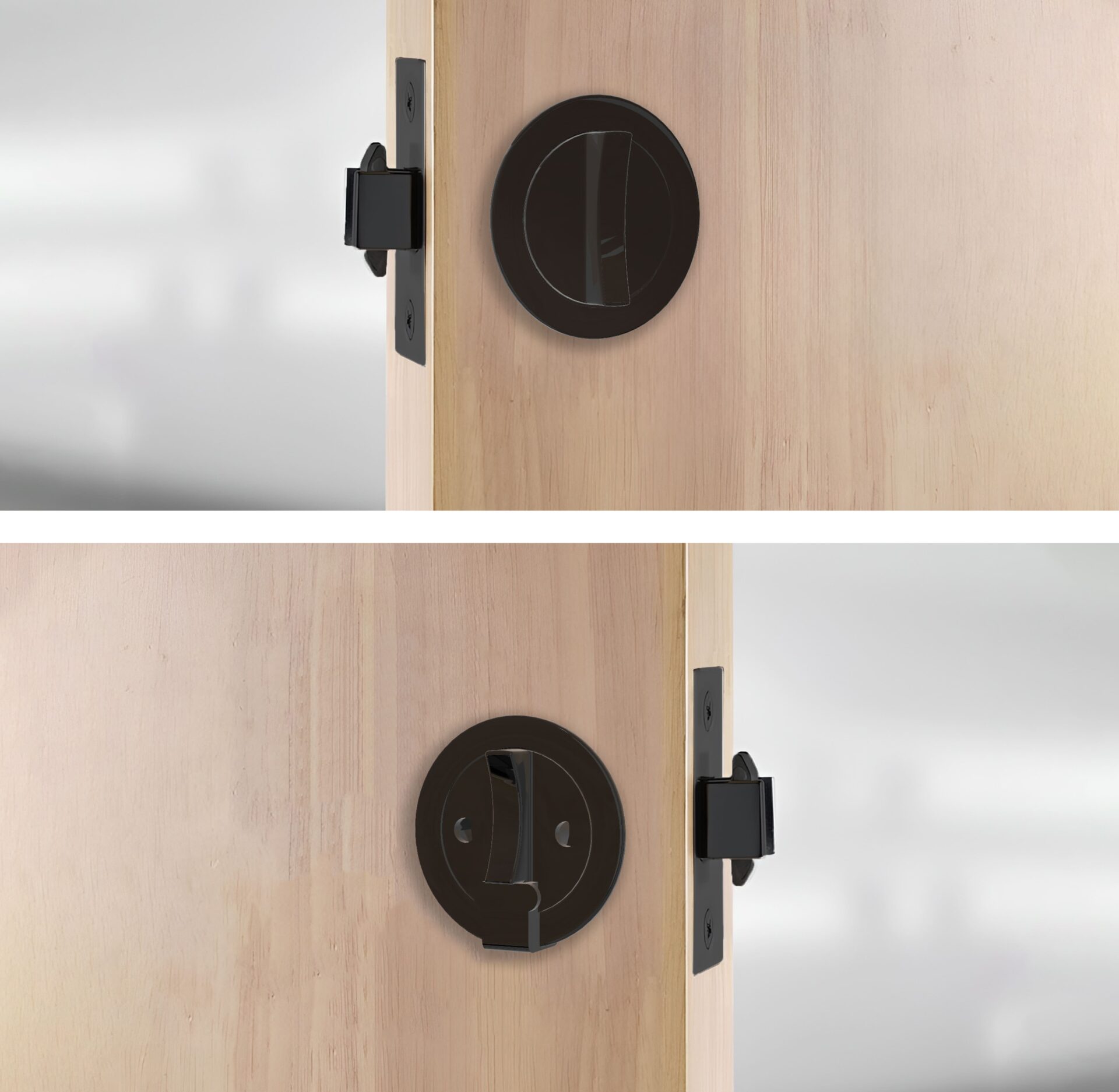 Flybird Interior Brass Mortise Handle FB-MH-HALO