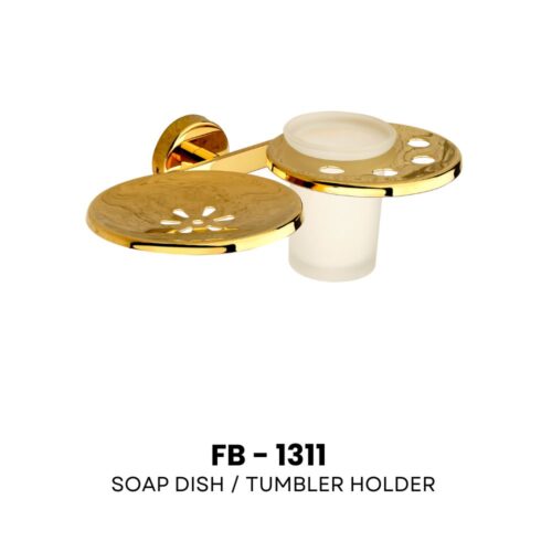 Flybird Interior Bathroom Accessories Soap Dish/Tumbler Holder FB-1311