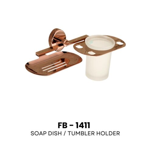Flybird Interior Bathroom Accessories Soap Dish/Tumbler Holder FB-1411
