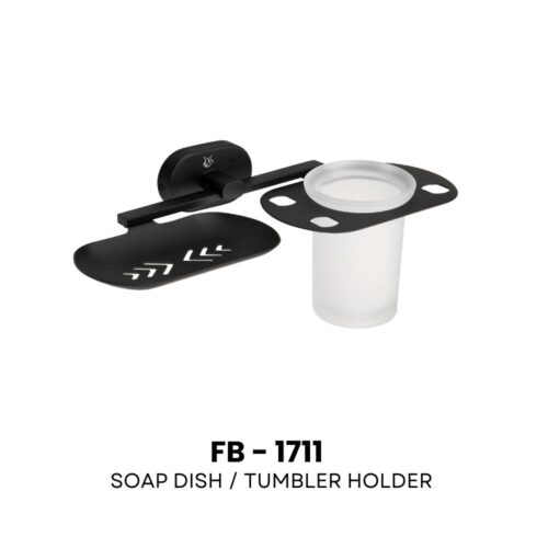 Flybird Interior Bathroom Accessories Soap Dish/Tumbler Holder FB-1711