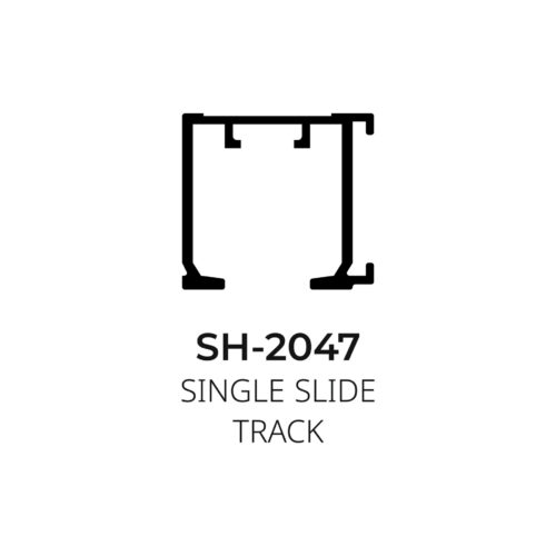 Flybird Interior Aluminium Profile SINGLE SLIDE SH-2047