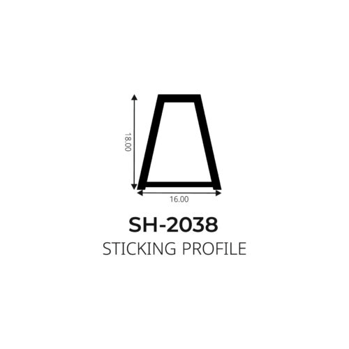 Flybird Interior Aluminium Profile STICKING PROFILE SH-2038